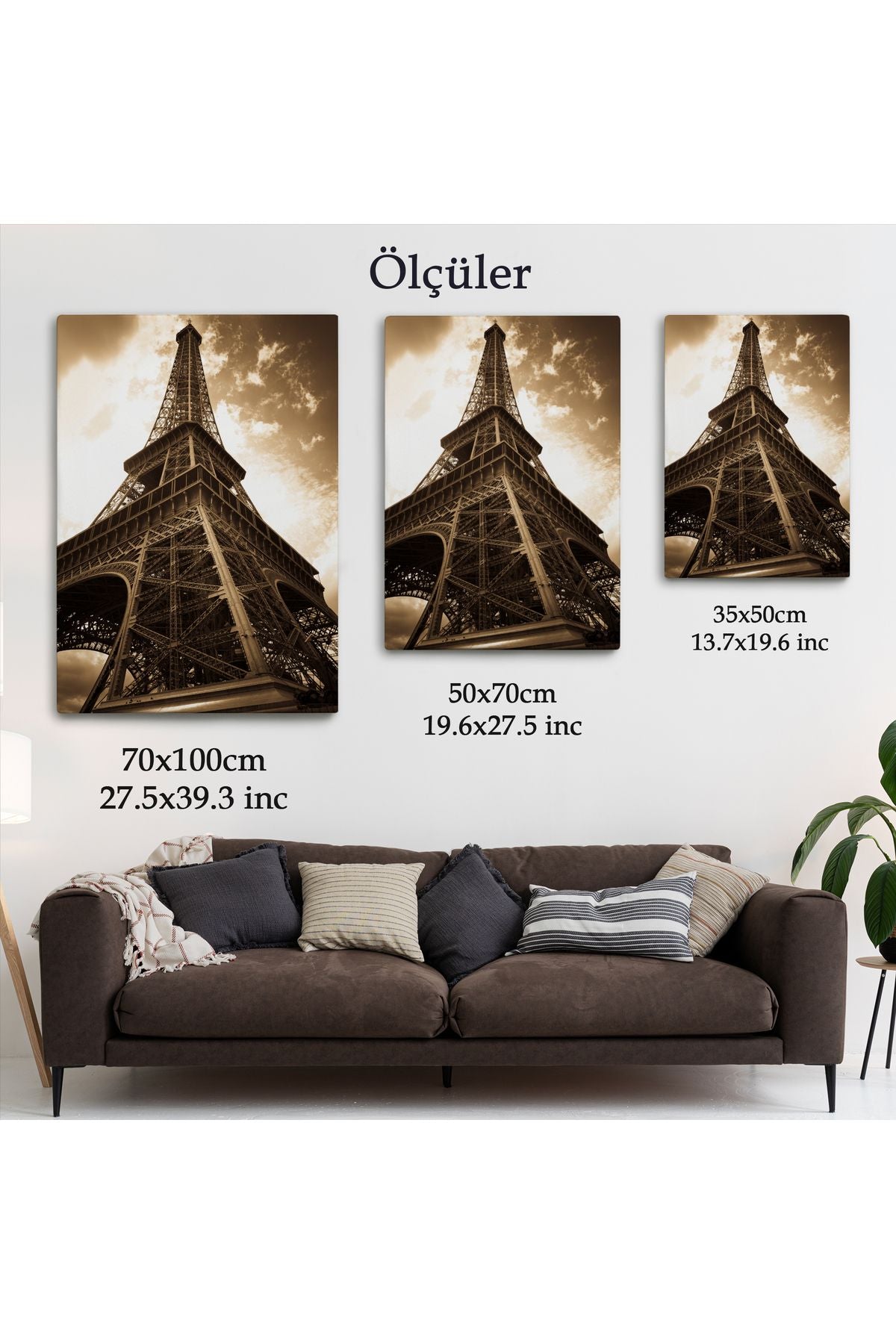 Fransa Paris Eyfel Kulesi Duvar Tablosu-6424