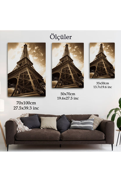 Fransa Paris Eyfel Kulesi Duvar Tablosu-6424