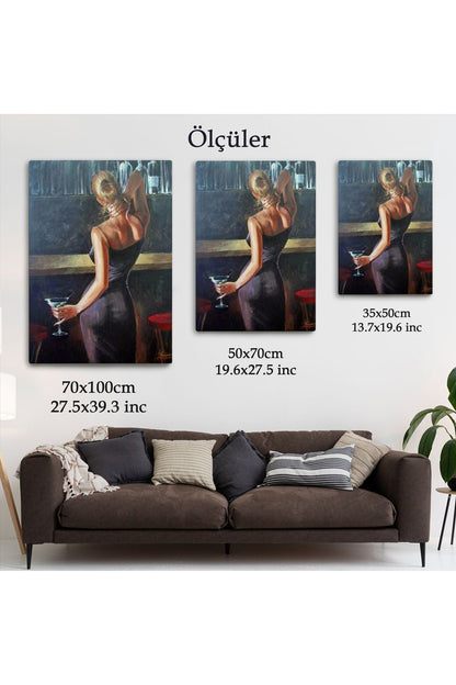 Kadın Kanvas Tablo-5249