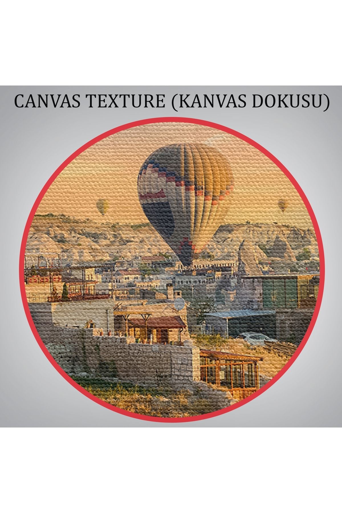 Göreme Kapadokya Manzarası Duvar Tablosu-1245