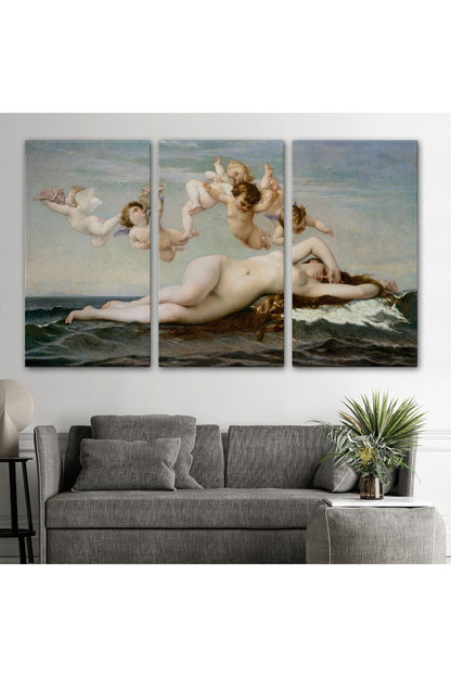 Alexandre Cabanel'in Venüsün Doğuşu İsimli Eseri Kanvas Tablo, The Birth Of Venus-5028