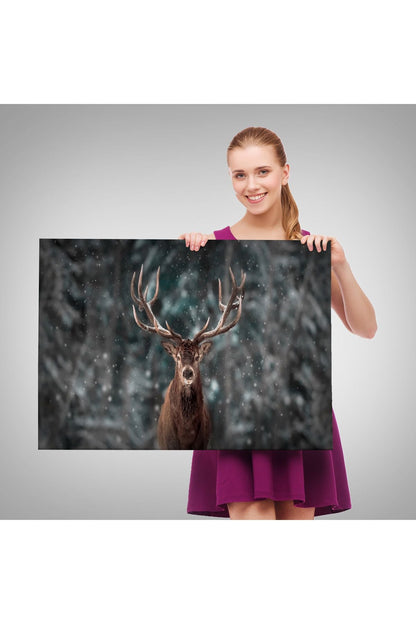 Geyik Dekoratif Kanvas Tablo 1164