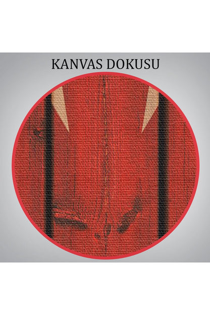 Ahşap Kanada Bayrağı Rustik Kanvas Tablo, Kanada Bayrağı Vintage , Ev ve Ofis Dekoru-5404