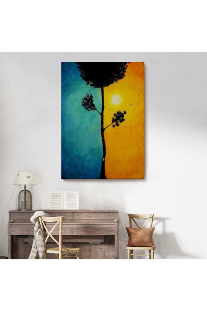 Gece Gündüz Sürreal Duvar Tablosu-6357
