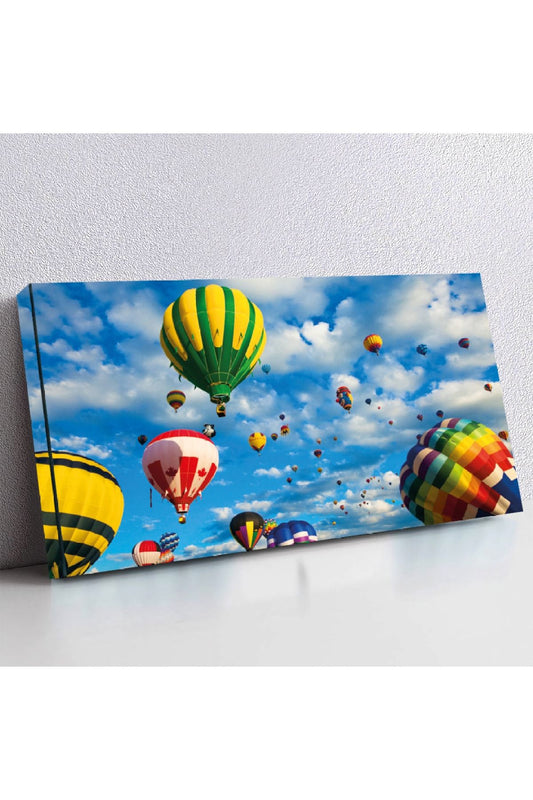 Kanvas Uçan Balonlar Tablosu