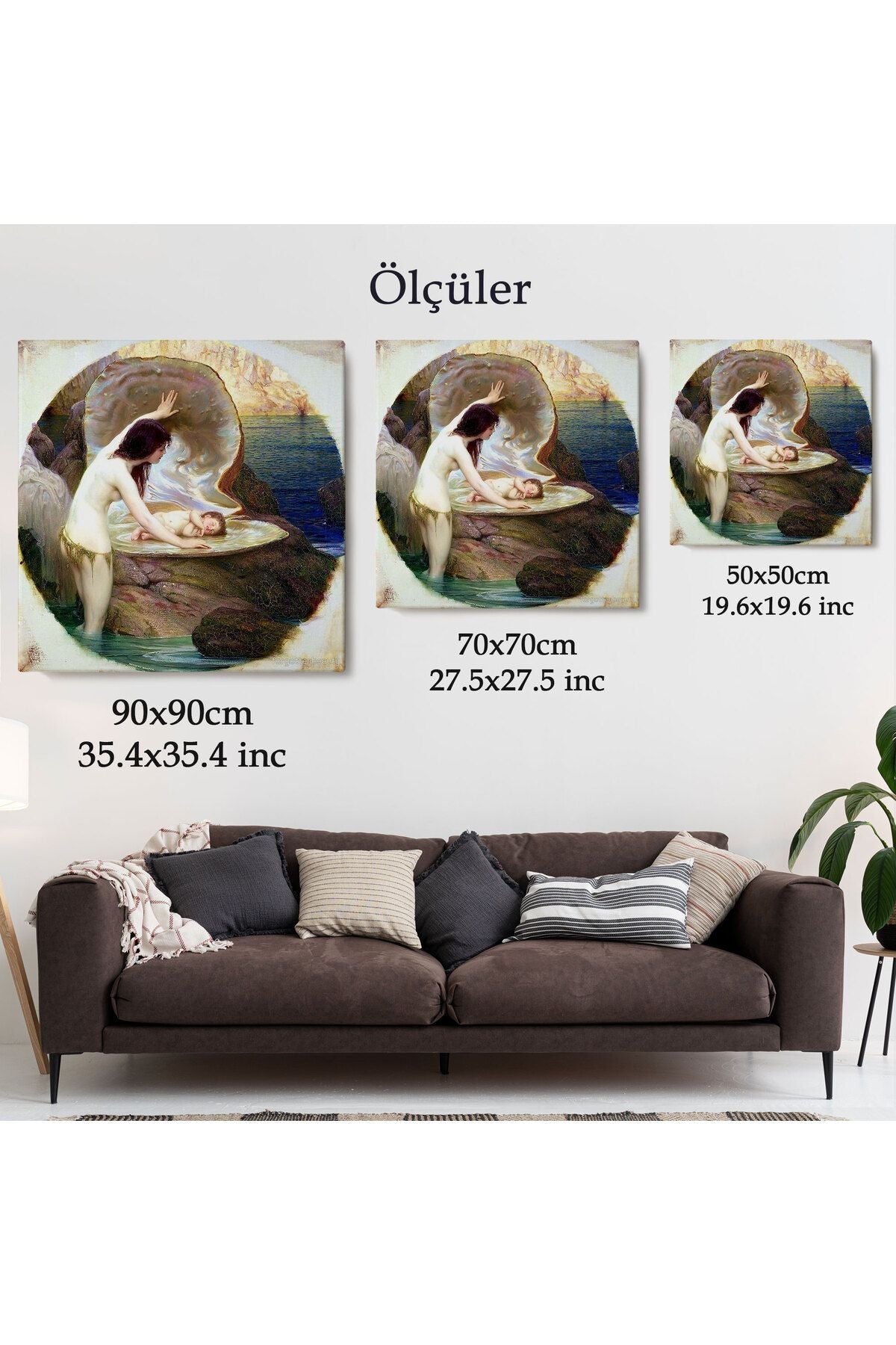 Hz Meryem ve Hz İsa Kanvas Tablo-5869