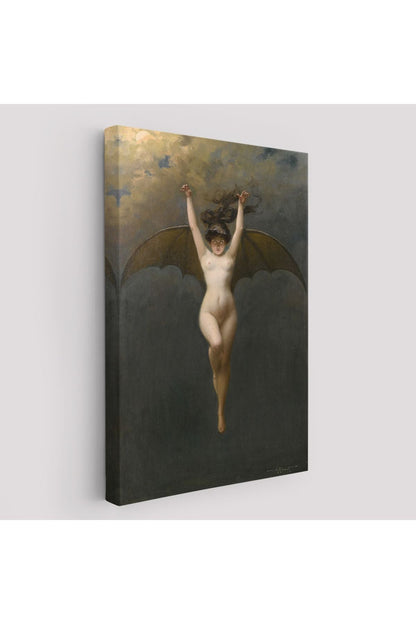 Yarasa Kadın Tablosu, Albert Joseph Pénot, La Femme Chauve Souris-6171
