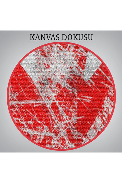 Kanada Bayrağı Rustik Kanvas Tablo, Kanada Bayrağı Tablo, Ev ve Ofis Dekoru-5403