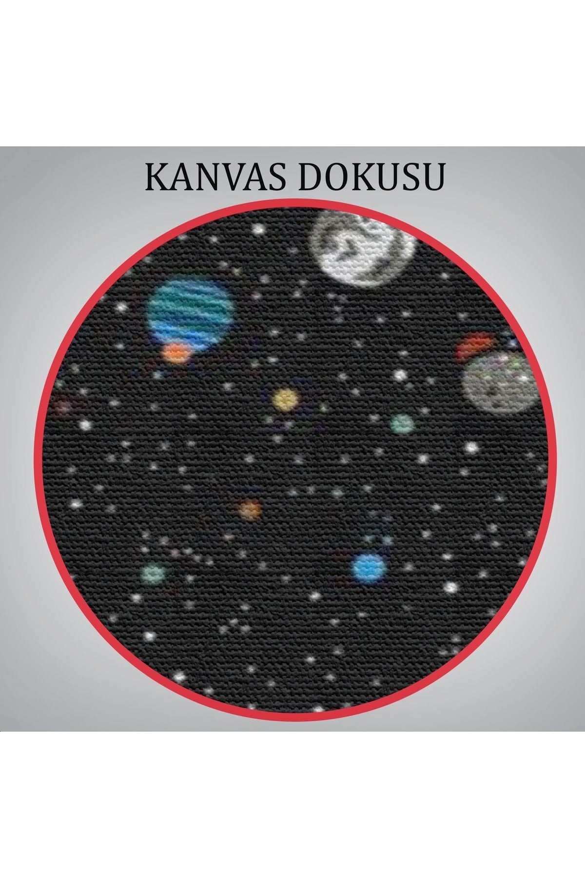 Galaxiyi İzleyen Kampçı Duvar Tablosu-6352