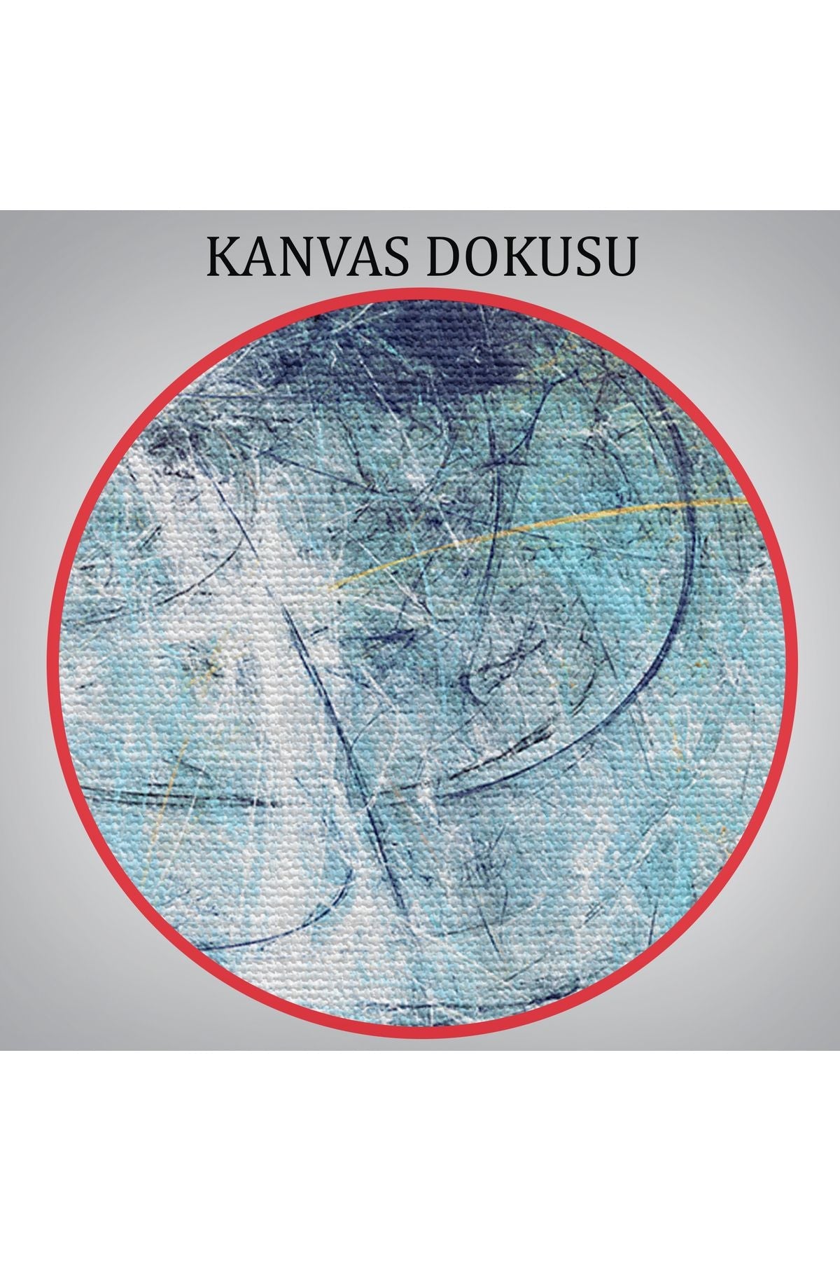 Fütüristlik Soyut Dekoratif Kanvas Duvar Tablosu-3471