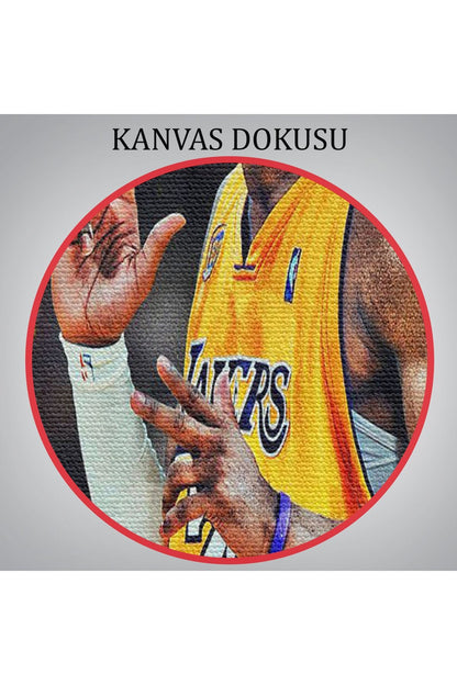 Kobe Bryant Invincible Black Mamba Kanvas Tablo-5086