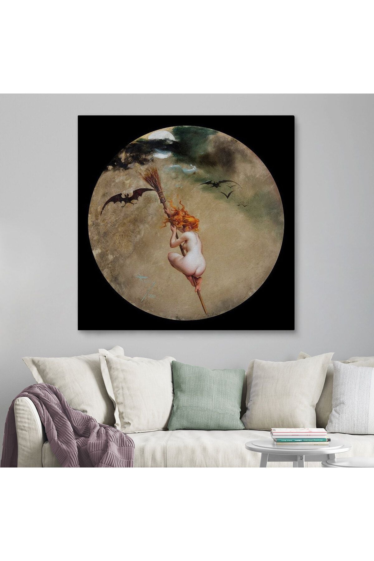 Luis Ricardo Falero Kanvas Tablo-5854