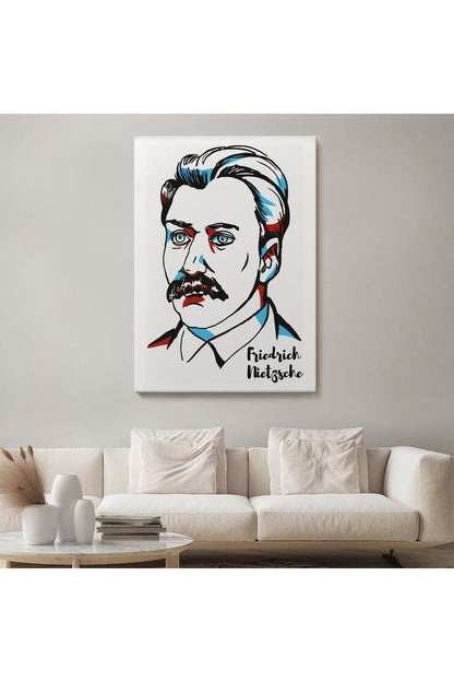 Friedrich Nietzsche Dekoratif Kanvas Tablo-5920