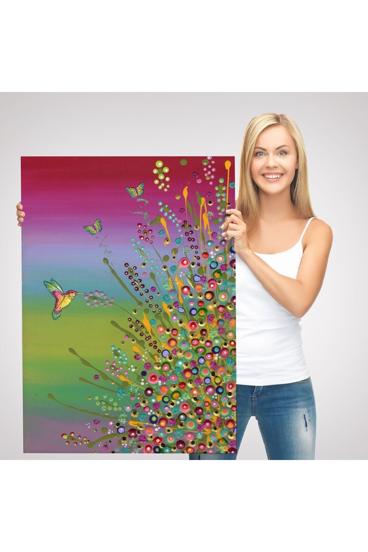 Gizli Bahçe Dekoatif Duvar Tablosu-6275