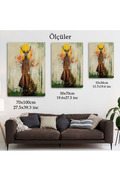 modagos067 Volker Rossenbach'in Ormanın Efendisi İsimli Tablosu-6057