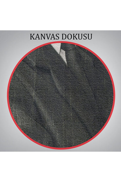 Fil Kafalı İnsan Kanvas Tablo-4995