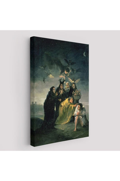 Madrid İspanya Lázaro Galdiano Müzesindeki Francisco Goya?'nın Büyü Tablosu-6252