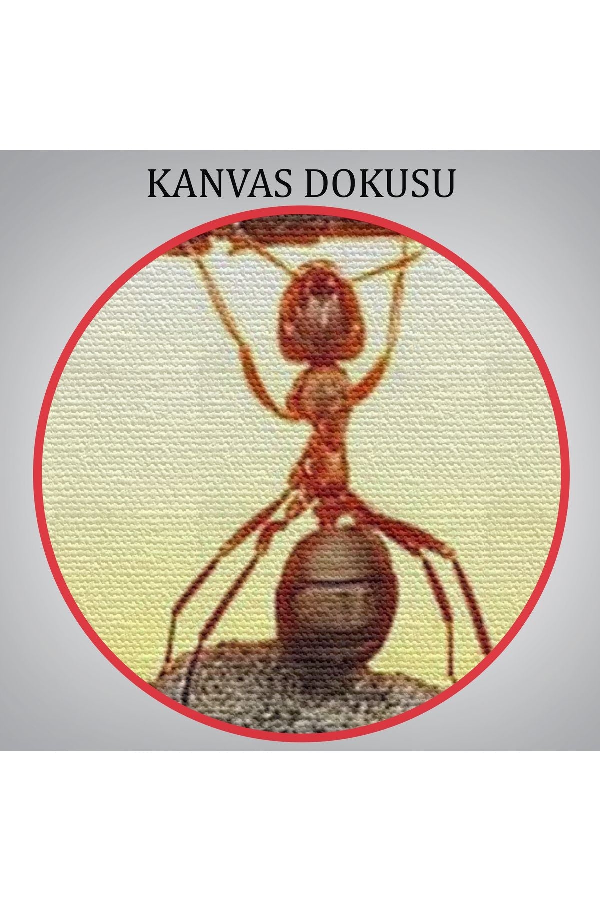 Güçlü Karınca Kanvas Duvar Sanatı, Ağacı Kaldıran Karınca, Motivasyon Tablosu-5397